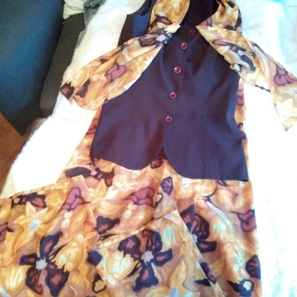 Vintage 70's/80's Cline Kolarek 2 pc outfit - Picture 10 of 14